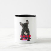 Liebe me Bulldoggesicht Tasse (Zentrum)