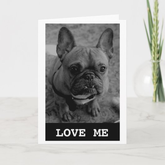 Liebe Me Card Karte (Vorderseite)