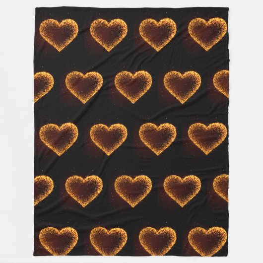 Liebe me Darling Fleecedecke (Vorderseite)