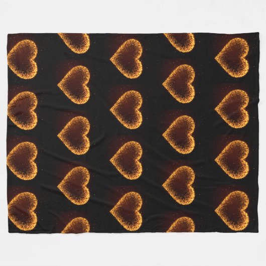 Liebe me Darling Fleecedecke (Vorderseite (Horizontal))