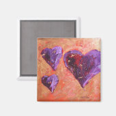 Liebe Me Dreimal Magnet (Vorderseite/Rückseite)