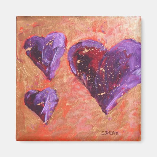 Liebe Me Dreimal Magnet (Vorne)