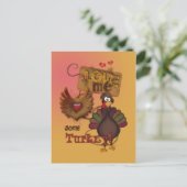 Liebe Me Einige Türkei Erntedank Postkarte (Stehend Vorderseite)