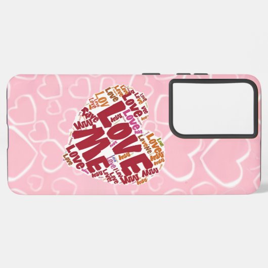 Liebe Me - Fall Samsung Galaxy Hülle (Linke Seite)