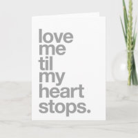 LIEBE ME // Grußkarte