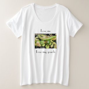 Liebe Me Liebe Mein Gourds T - Shirt für Gourmets
