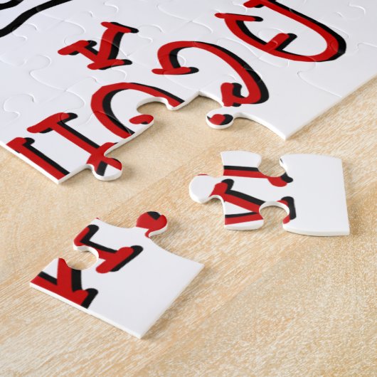 Liebe Me Liebe Mein Hund □ Thai Language Script □ Puzzle (Seite)