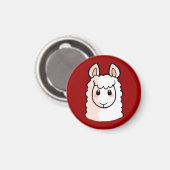 Liebe Me Liebe Mein Llama Magnet (Vorderseite/Rückseite)