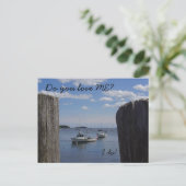 Liebe Me Maine Postcard Postkarte (Stehend Vorderseite)