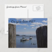 Liebe Me Maine Postcard Postkarte (Vorne/Hinten)