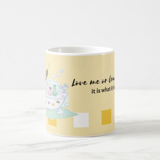 Liebe Me oder Verlass Kaffeetasse (Mittel)