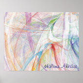 Liebe Me Peace Poster, Halima Ahkdar Studios Poster (Vorne)