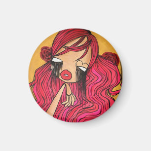 "Liebe Me Sweet" Round Magnet