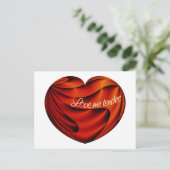Liebe Me Tender Postkarte (Stehend Vorderseite)