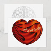 Liebe Me Tender Postkarte (Vorne/Hinten)