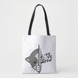 Liebe Meat Cat Lover Design #catlover #catlife #ca Tasche