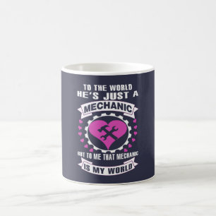 Liebe-Mechaniker Kaffeetasse