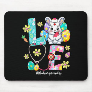 Liebe Med Chirurgie Krankenpfleger Leben Hase Stet Mousepad