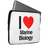 Liebe Meeresbiologie Laptopschutzhülle (Vorne Rechts)