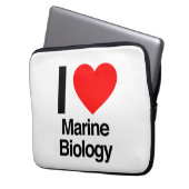 Liebe Meeresbiologie Laptopschutzhülle (Vorderseite Links)