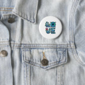 Liebe Meeresschildkröte Erde Tropisch Button (Beispiel)