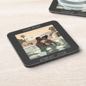 LIEBE MEHR DESIGN #1 GETRÄNKEUNTERSETZER (Linke Seite)