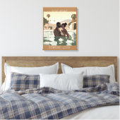 LIEBE MEHR DESIGN #1 LEINWANDDRUCK (Insitu (Schlafzimmer))