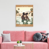 LIEBE MEHR DESIGN #1 LEINWANDDRUCK (Insitu (Wohnzimmer))