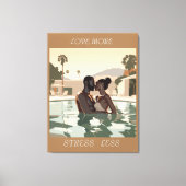 LIEBE MEHR DESIGN #1 LEINWANDDRUCK (Vorderseite)