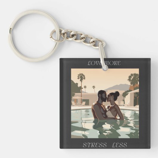 LIEBE MEHR DESIGN #1 SCHLÜSSELANHÄNGER (Vorderseite)