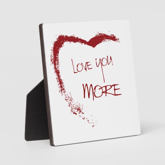 Liebe mehr fotoplatte (Vorderseite)