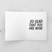 LIEBE MEHR GREETING CARDS KARTE (Innenseite)