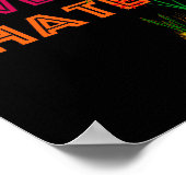 Liebe mehr Hass weniger Poster (Ecke)