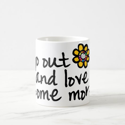Liebe mehr kaffeetasse (Mittel)