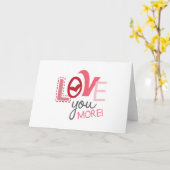 Liebe Mehr Karte (Gelbe Blume)