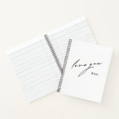 Liebe mehr. Notebooks und Journale Notizblock (Innenseite)