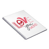 Liebe Mehr Notizblock (Rechte Seite)