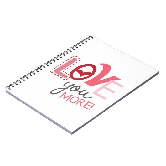 Liebe Mehr Notizblock (Linke Seite)