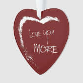 Liebe mehr ornament (Vorderseite)