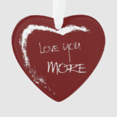 Liebe mehr ornament (Rückseite)