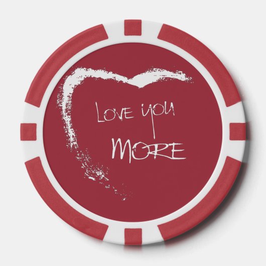 Liebe mehr pokerchips (Vorderseite)