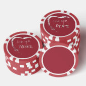 Liebe mehr pokerchips (Stapel)
