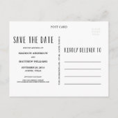 Liebe Mehr | Save the Date Postkarte (Rückseite)