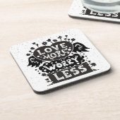 Liebe mehr Sorge weniger Untersetzer (Linke Seite)