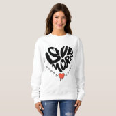 Liebe Mehr Sweatshirt (Vorne ganz)