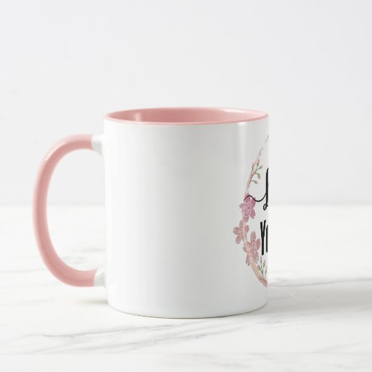 Liebe Mehr Tasse (Links)