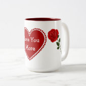 Liebe Mehr Tasse (VorderseiteRechts)