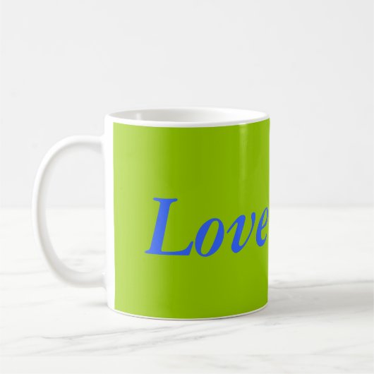 Liebe mehr Tasse (Links)