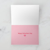 Liebe Mehr Valentinstag Herz Karte (Innenseite)