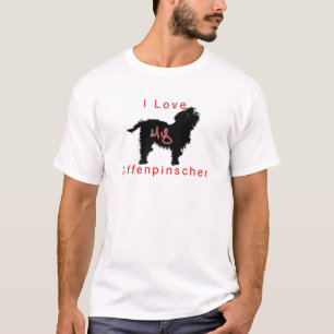 Liebe mein Affenpinscher T-Shirt